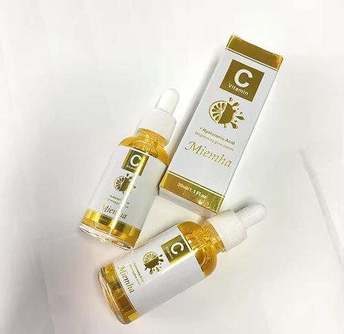 Regine Switzerland Vitamin C Brightening Serum - Glow Enhancing with Hyaluronic Acid, 1.1 Fl Oz