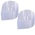 12Pcs Empty Nail Art Striping Tape Line Case Tools Sticker Box Holder Nail Art Tape Roller Dispenser for Easy Use DIY Sticker Nail Design Manicure Tool, Clear