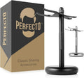Perfecto Deluxe Black Razor Stand | Prolongs Life of Your Shaving Brush - Ideal Gift for Him