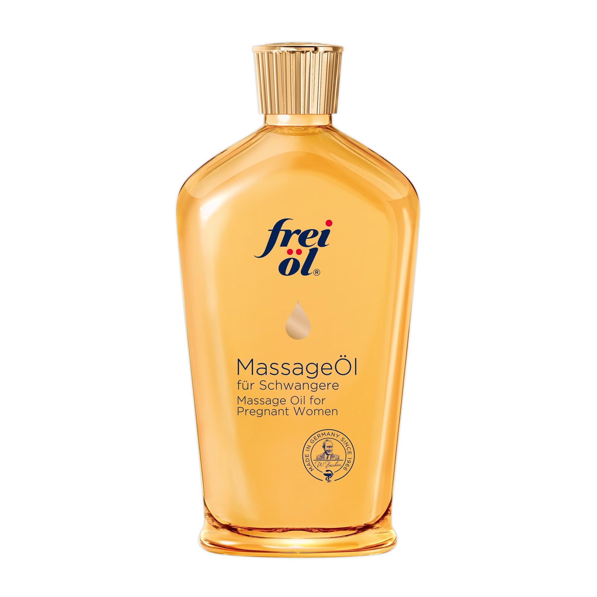 Massage Body Oil for Pregnant Woman – Maternity Skincare Oil, Skin Elasticity Increase by 35% – Prevents Stretch Marks, Safe to use for mom and Baby – Vegan, 200 ml / 6.76 Fl Oz