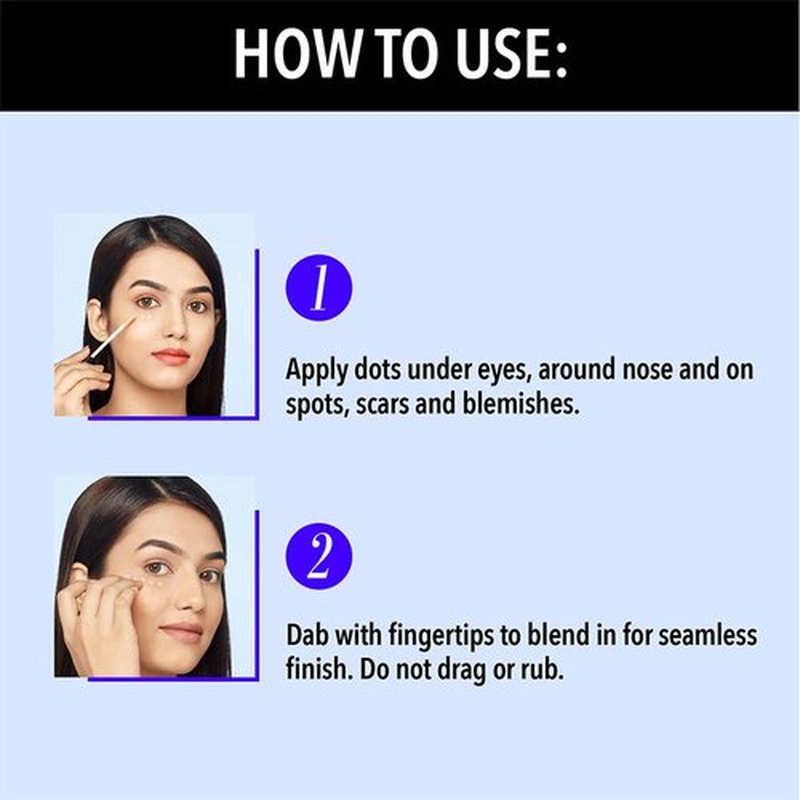 Blue Heaven Flawless Liquid Concealer - Lightweight Coverage in Vanilla, 0.57 Oz