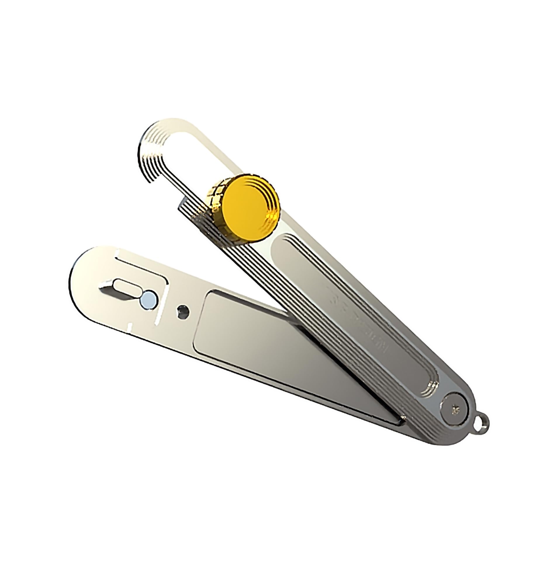 W&B DESIGN MiniEdge One-Blade Utility Tool – Portable Cutting Tool with Quick-Attach System – Stores & Deploys 1 Hobby Blade – Compact EDC for Travel, Work, or Outdoors