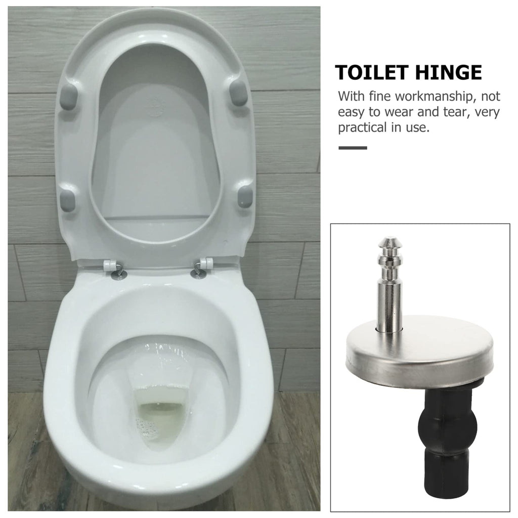 Toilet Seat Replacement Bidet Parts: 2pcs Seat Hinge Replacement Toilet Screws Cover Nuts Screws Mount Hardware - Hinge Fixings Nuts