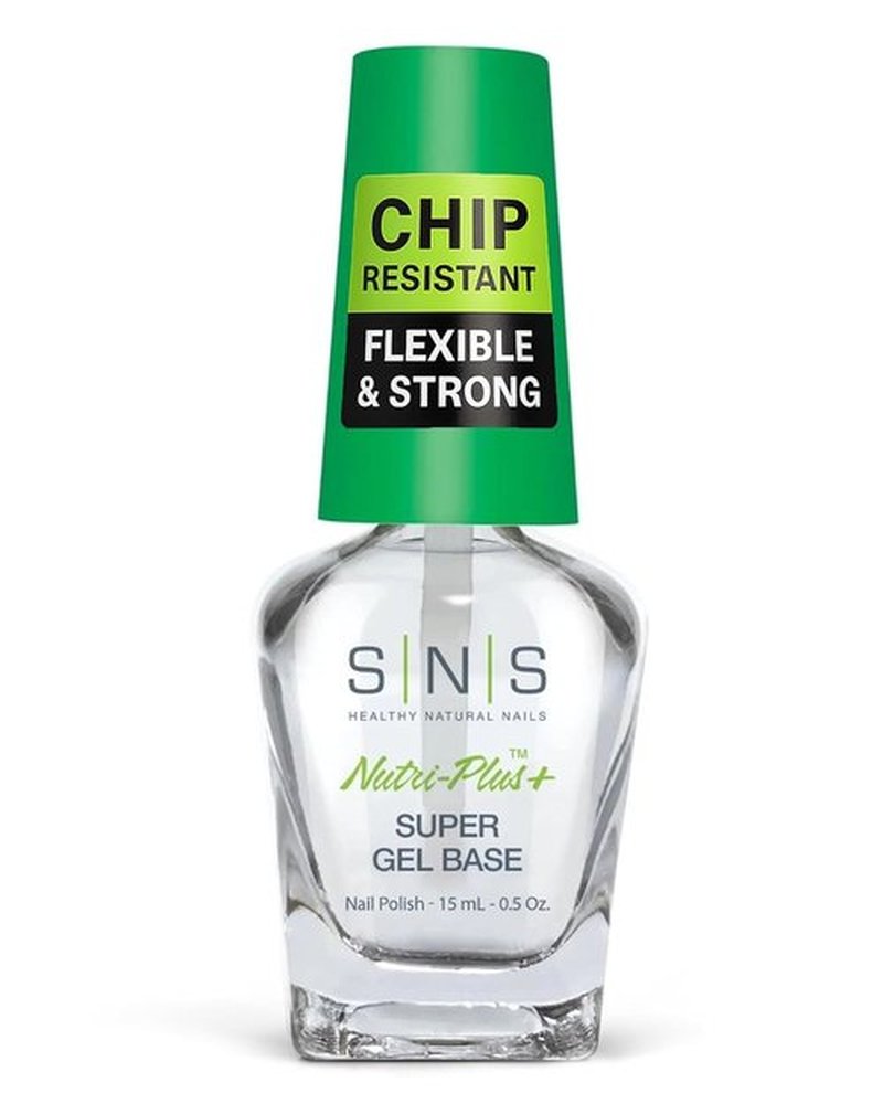 SNS Base Coat Nail Polish - Long-Lasting, Fast-Drying Gel Base | Low-Odor, No UV Lamp Required - 0.5 Oz