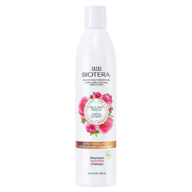 Biotera Ultra Thick Volumizing Shampoo - Boosts Volume for Fine Hair | Vegan, Paraben-Free, Color-Safe