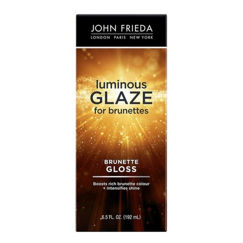 John Frieda Brilliant Brunette Hair Gloss - Enhance Rich Color & Boost Shine | 6.5 Oz
