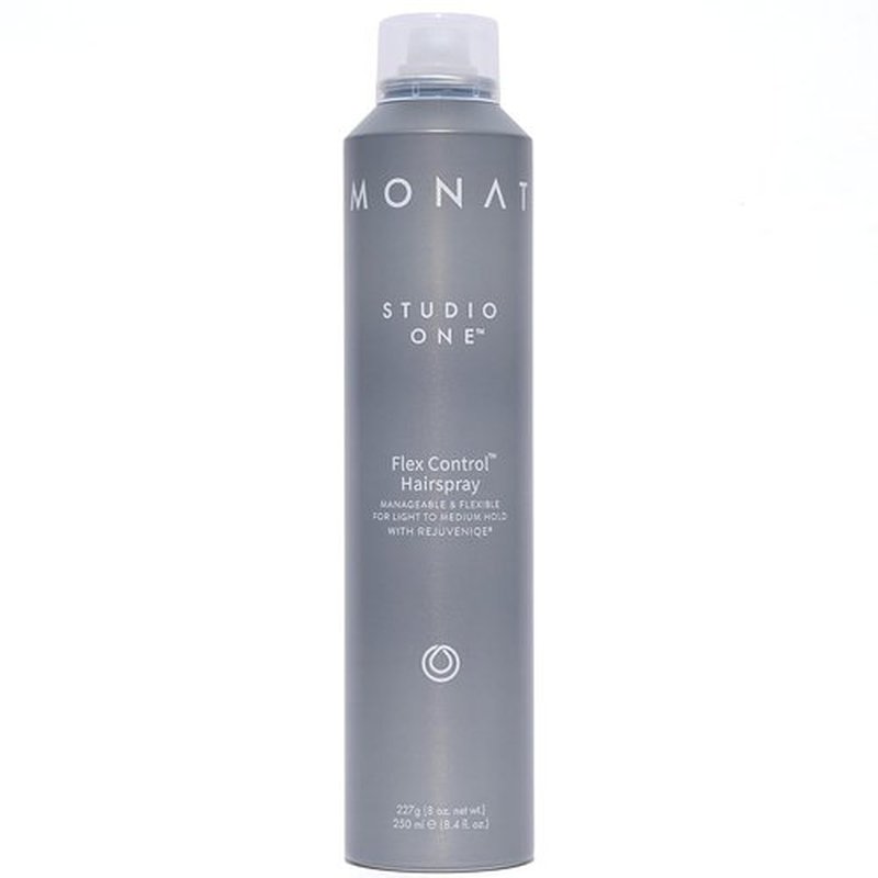 MONAT Studio One™ Flex Control Hairspray - Buildable Light to Medium Hold - Infused with REJUVENIQE® - Ideal for Colored Hair