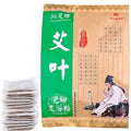 100Bags Mugwort Herb Foot Soak , Lymphatic Drainage Chinese Herbal Organic Wormwood Leg Foot Bath Bag, Chinese Herbal Foot Bath Spa Powder Kits Foot Reflexology Rela