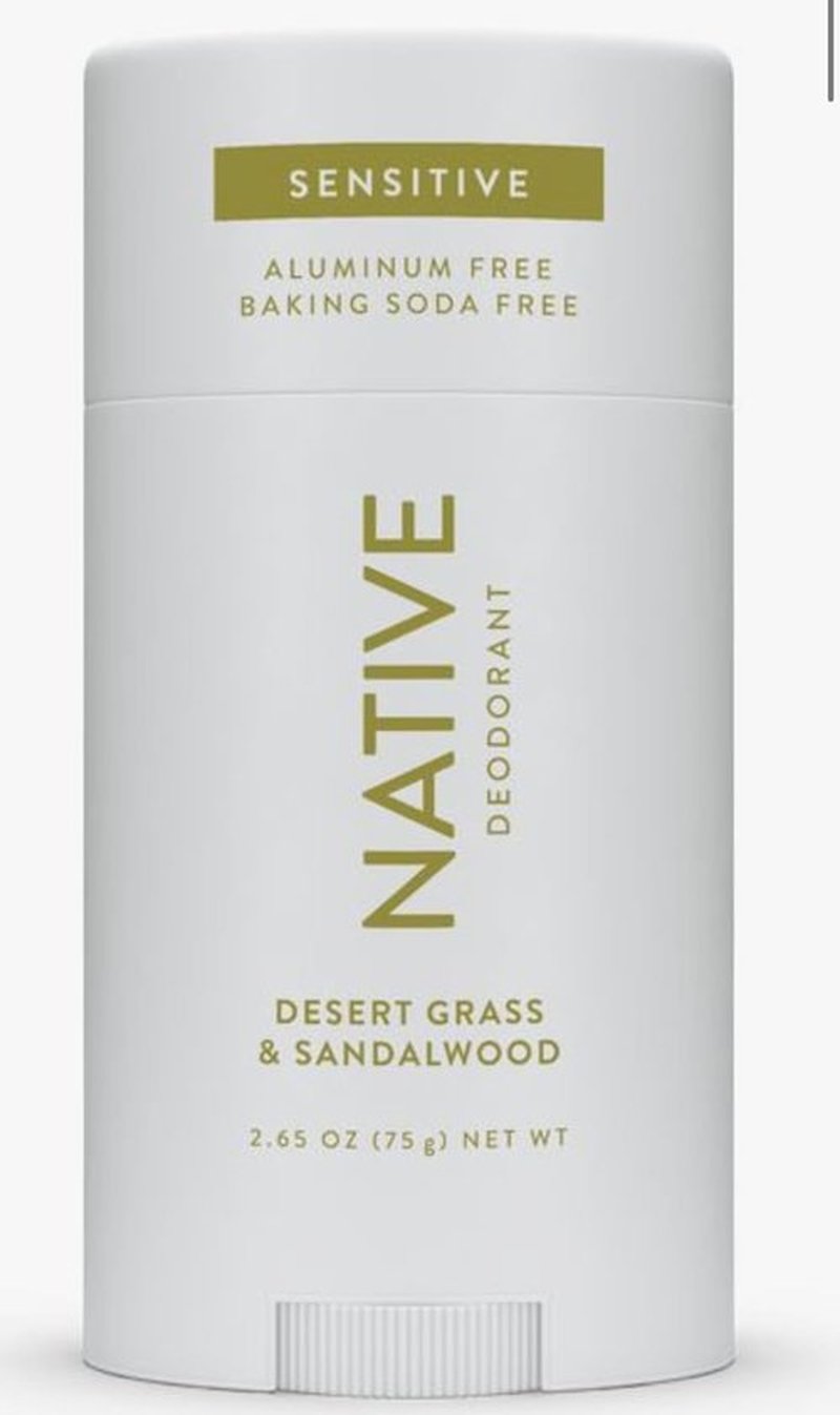 Native Sensitive Deodorant - Aluminum Free & Baking Soda Free | Desert Grass & Sandalwood Scent