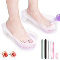 LIONVISON Acetone Nail Soaking Bowl: Toe Soak Off Bowl Manicure Soak Bowl Set