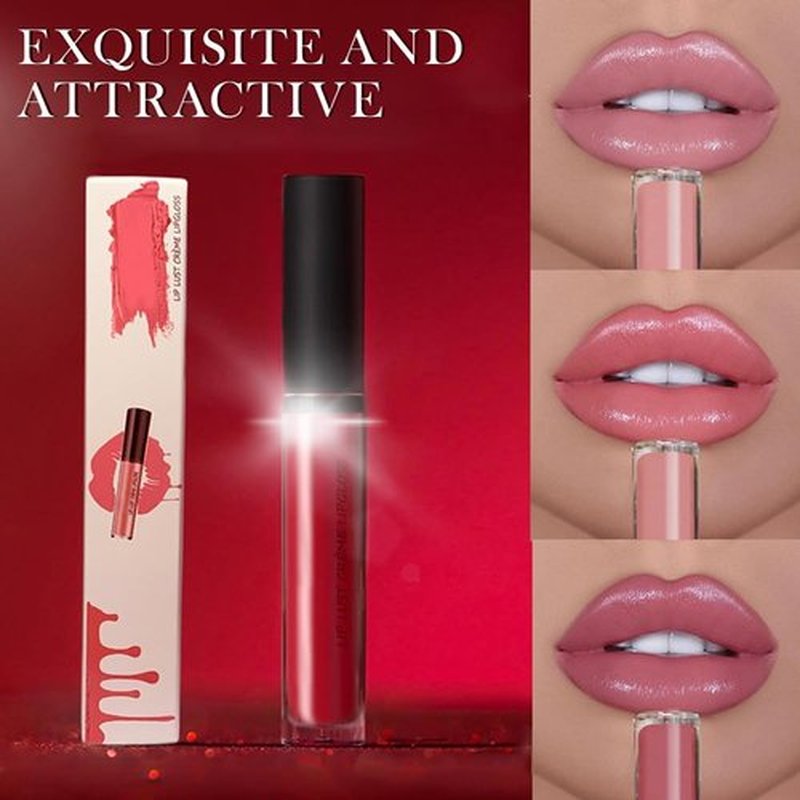 Teamoda 12 Color Cream Lip Gloss - Long-Lasting, Waterproof Hydrating Lip Tint | 1.3 Fl Oz Natural Jelly Lipstick