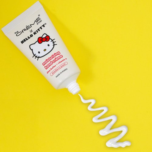The Creme Shop x Hello Kitty Hand Lotion Pack - Bundle with 1.69 Oz The Creme Shop x Hello Kitty Lotion Scent Strawberry Peach Plus Stickers | Hello Kitty Lotion Set