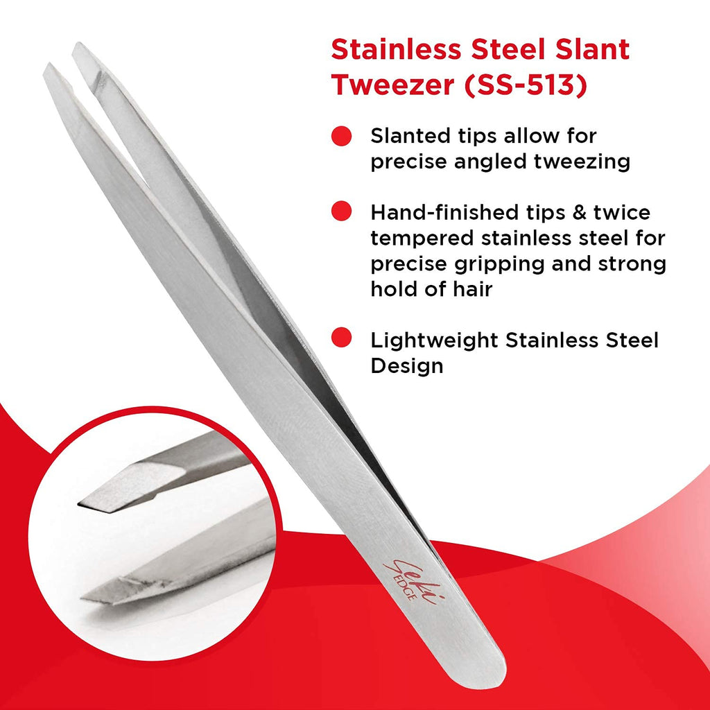 Seki Edge Stainless Steel Slant Tweezer SS 513