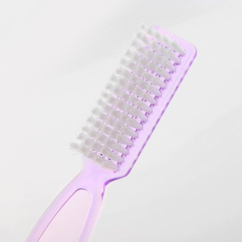 Bertork Handle Grip Nail Brush Set, 10-Pack Small Fingernail & Toenail Cleaning Brushes for Hands, Ergonomic Plastic, Multicolor
