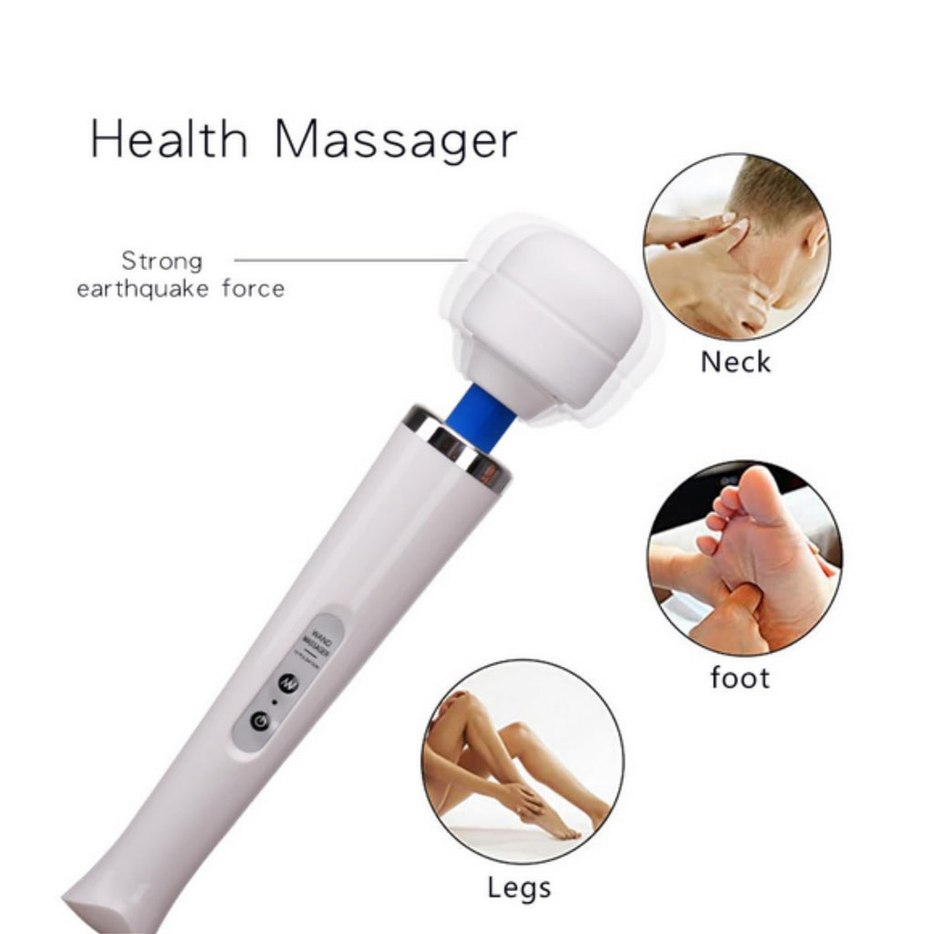 NUHUi 6X Massage Head Attachments Accessories Come with A Large Size Massager for Grown-ups Adjustable Speeds