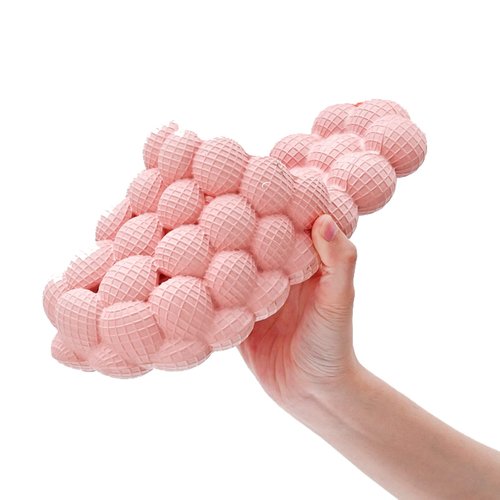 AIMINUO Bubble Slippers for Women and Men with Cloud Cushion Sole, Stress Relief Reflexology and Non-slip Massage