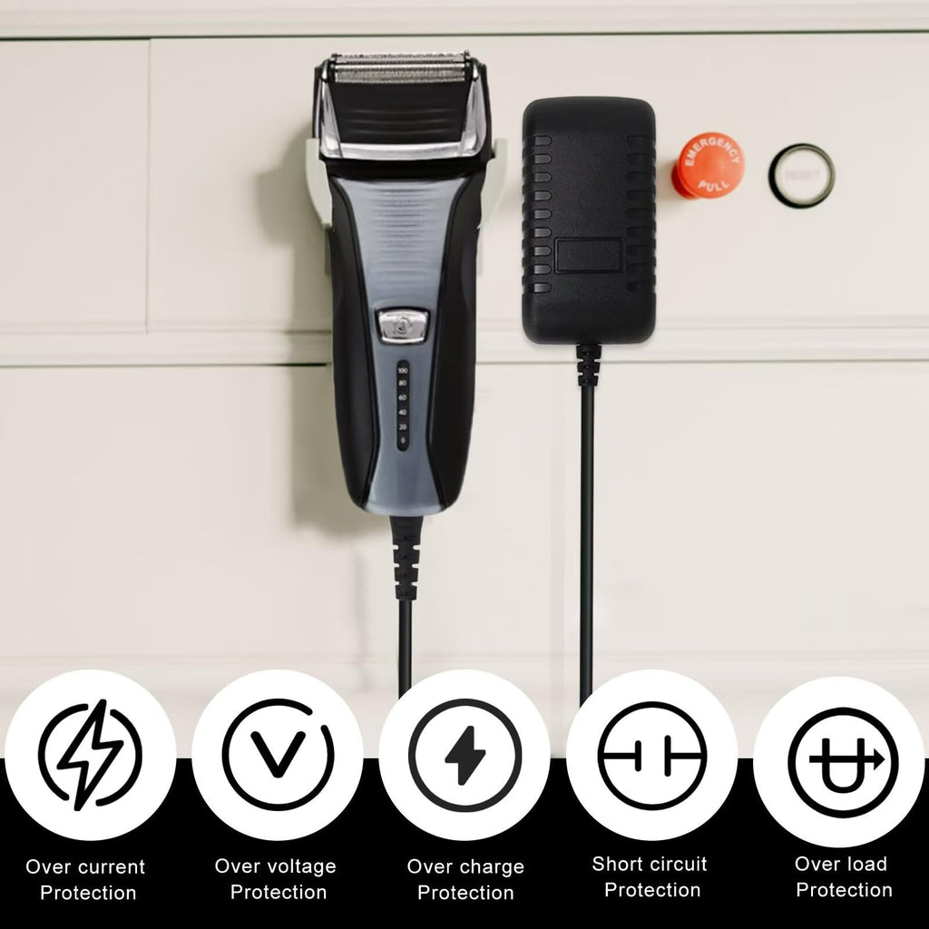 Zafina-UP 5V Charger 5ft Charging Cord Shaver Charging Adapter Fit for Remington PR1240, PR1250, PR1260, PR1270, PR1285, PR1340, PR1342, PR1360, PR1362, PR1385