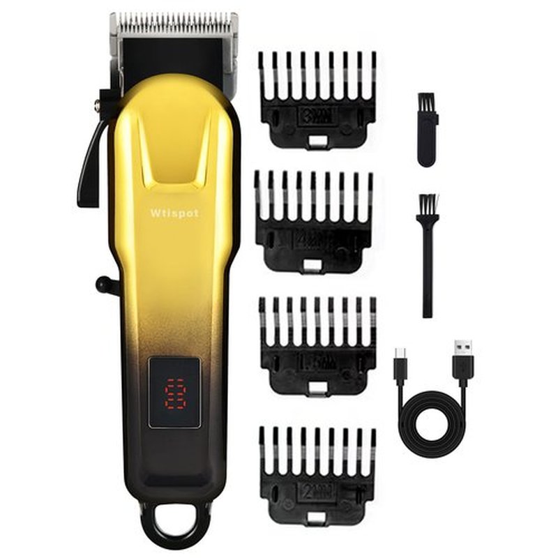 Dabetechts Hair Clippers,Cordless Rechargeable Hair Clipper & Trimmer,Coded Guide Combs,Professional Clippers for Men,Women,Children