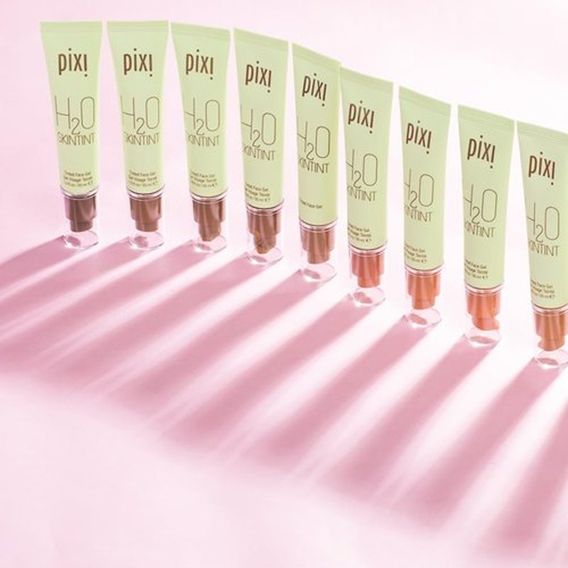 Pixi H2O SkinTint | Tinted Gel Moisturizer | Lightweight, Hydrating & Water-Resistant | Evens Tone & Reduces Redness | Beige | 1.2 fl oz/35 ml