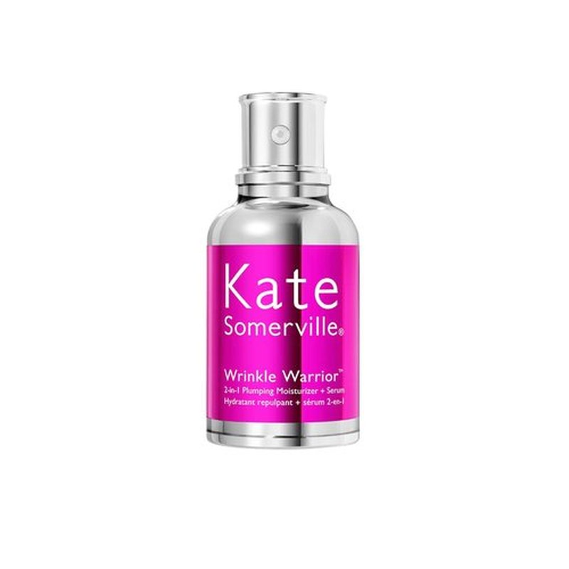 Kate Somerville Wrinkle Warrior® 2-in-1 Plumping Moisturizer & Serum - Hydrating Hyaluronic Acid Formula, 1.7 Fl Oz