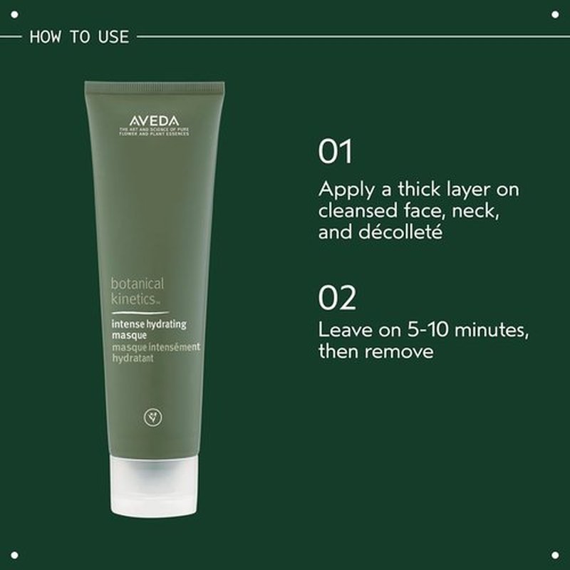 Aveda Botanical Kinetics Intense Hydrating Masque - Cooling & Soothing Face Mask for Dry Skin | 4.2 Fl Oz
