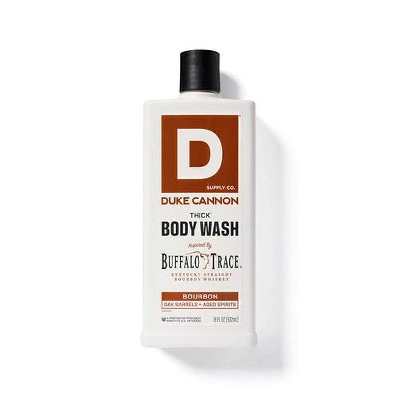 Duke Cannon Supply Co. Thick High Viscosity Body Wash - Mineral-Enriched Cleansing Gel for Men | Big American Bourbon (18 oz)