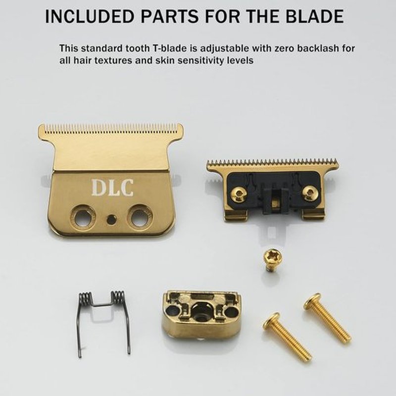 BaBylissPRO Replacement DLC 2.0 Blades - Compatible with FX787 & FX726 Hair Trimmers, Gold