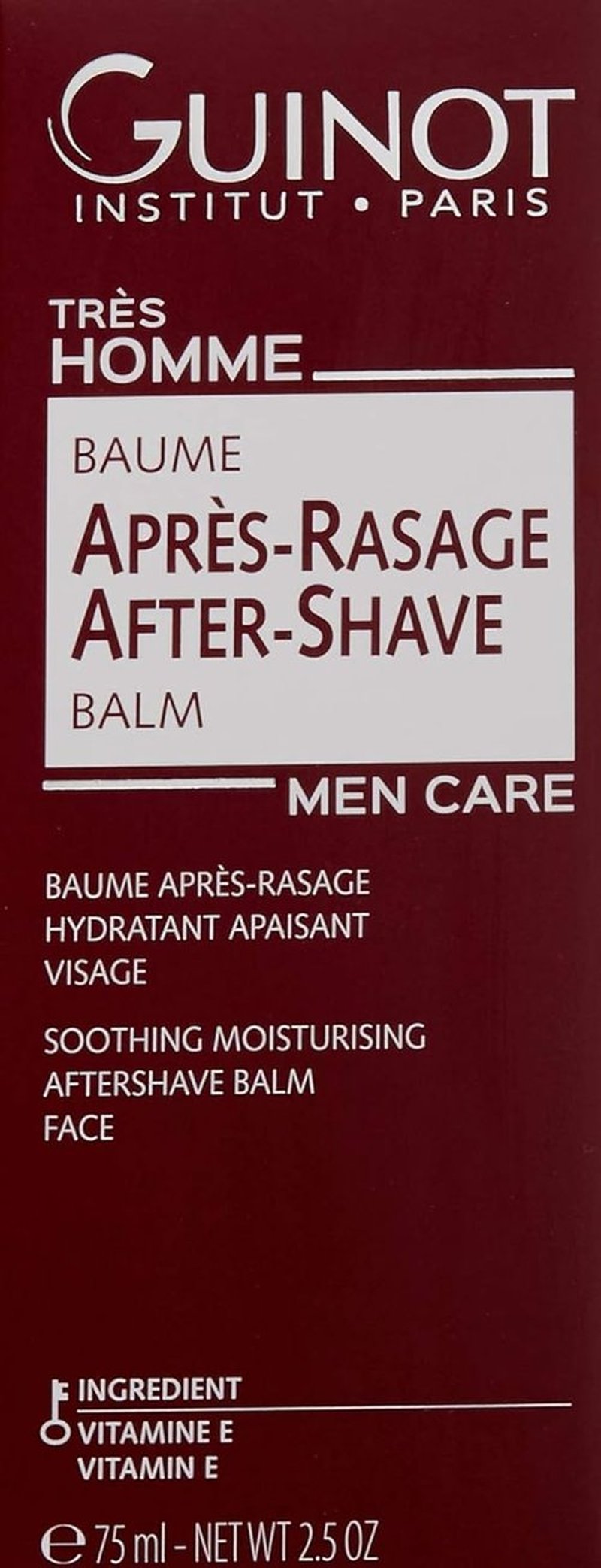 Guinot After-Shave Balm - Soothing Formula for Sensitive Skin | 2.5 oz