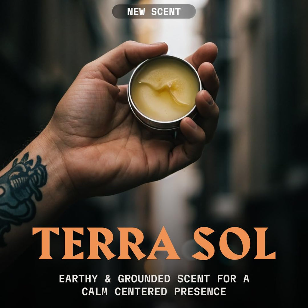 Striking Viking Beard Balm for Men (2 Ounce (Pack of 1), Terra Sol) - Leave in Beard Conditioner - Styling Balm Made with Naturally Derived Beard Butter, Argan & Jojoba Oils