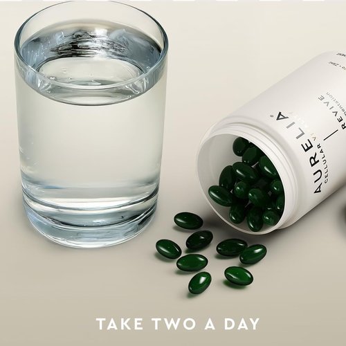 AURELIA Hair Revive - Advanced Cellular Anti-Aging Supplement for Fuller, Healthier Hair | Zinc & Resveratrol