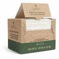 SoftBloom Disposable Face Towels XL – 50 Count Biodegradable Viscose Clean Towels for Face | Ultra Soft Single-Use Facial Towels | Sensitive & Acne-Prone Skin | Skincare, Cleansing & Makeup Removal
