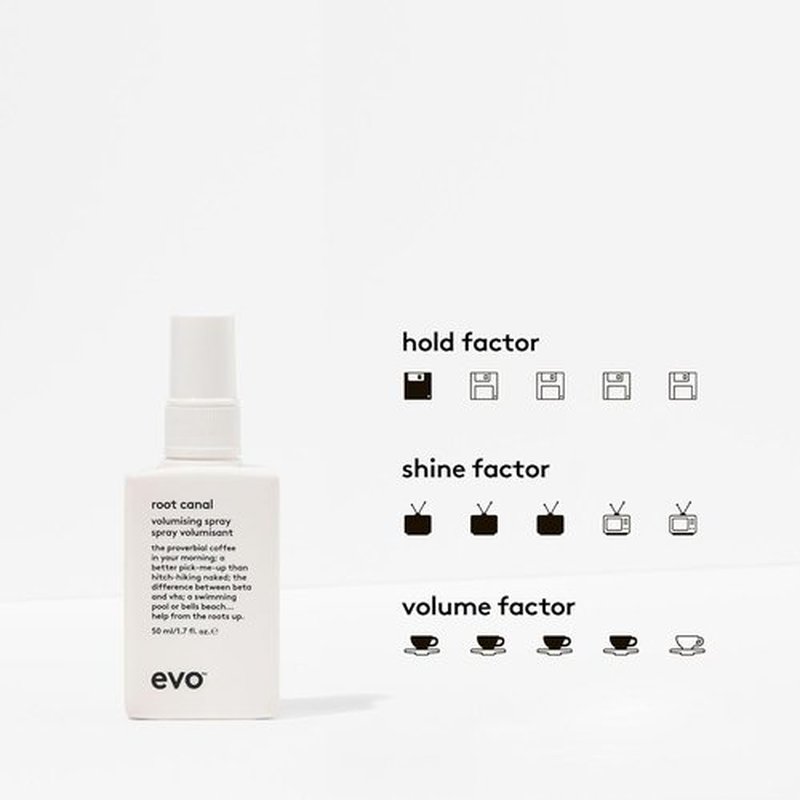 EVO Root Canal Volumizing Spray - Lightweight Texture Boost for Natural Thickening | Hair Styling Solution