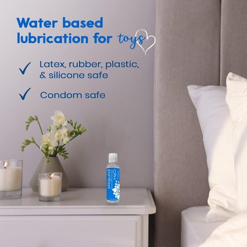 Sliquid H2O Water-Based Lubricant - Glycerin-Free, Natural Formula for Enhanced Intimacy | 2 Oz Clear, Unscented