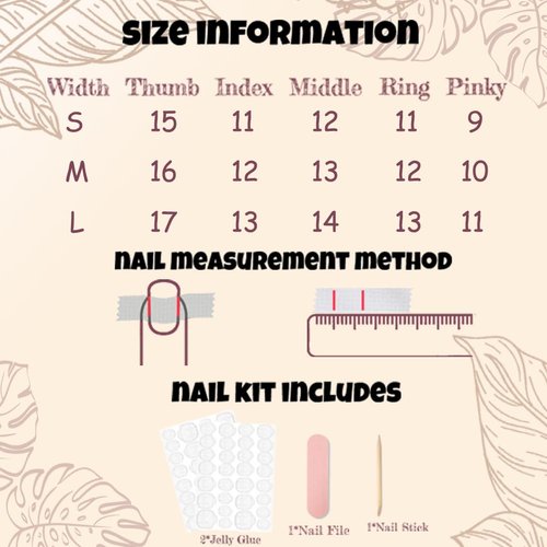 ADAIER Handmade Press On Nails, French Nails,wedding, party,Short Coffin Nails Set for Handmade,Reusable Opaque Nails in 10 Nail Kit for Women(Z-02) (Z16, S)