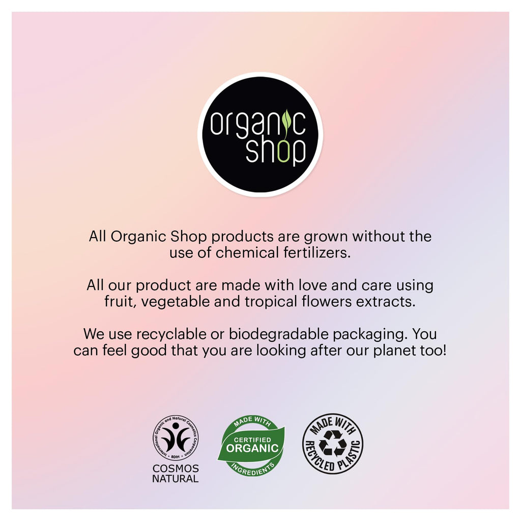 Organic Shop Jojoba Oil, Lotus & Rose Extract, Ultra Softening & Hydrating Body Cream, 100% Vegan & Organic, Daily Moisturizer, Body, Face & Hand Natural Lotion, Intensive Care Hydration. 150ml
