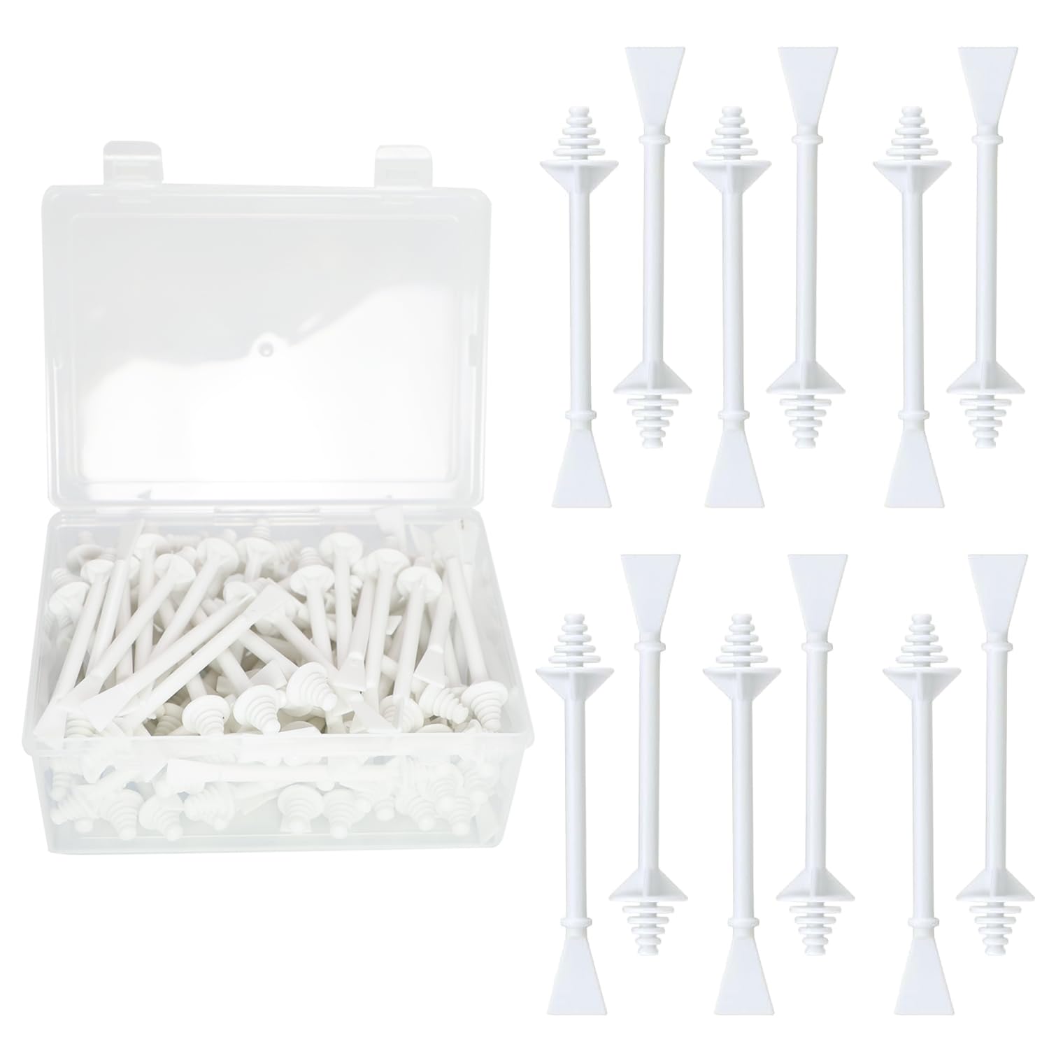 80Pcs Nose Wax Sticks, Hair Wax Applicator with Disposable Spatulas for Nostril Cleaning, Ear Face Hair Removal for Men Women, Painless