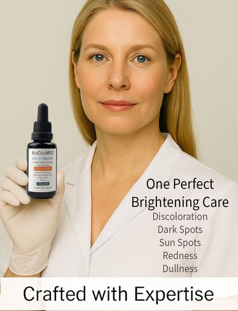 15% CE+Ferulic Vitamin C Serum for Face with C-Ester, Alpha Arbutin & Ultra Low Molecule Hyaluronic Acid