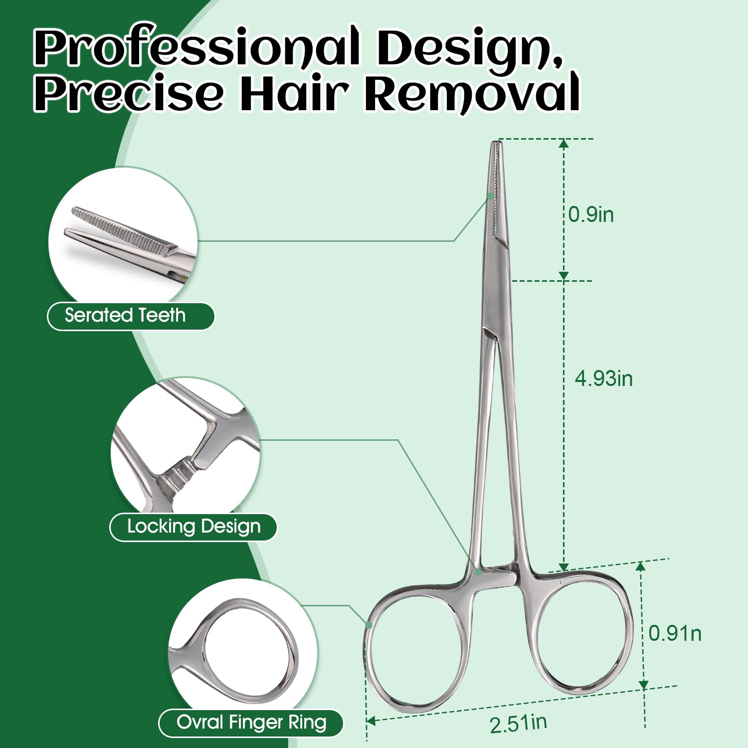 EcoStylife Dog Ear Hair Removal Tool – 30g Ear Powder, 5.5" Hemostat & Electric Dog Ear Trimmer – Helps Reduce Wax & Odor – Grooming Kit for Schnauzers, Poodles & Breeds with Ear Hair
