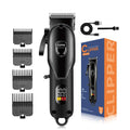 PUPZY Hair Clippers for Men Professional - Cordless&Corded Barber Clippers for Hair Cutting & Grooming Rechargeable Beard Trimmer