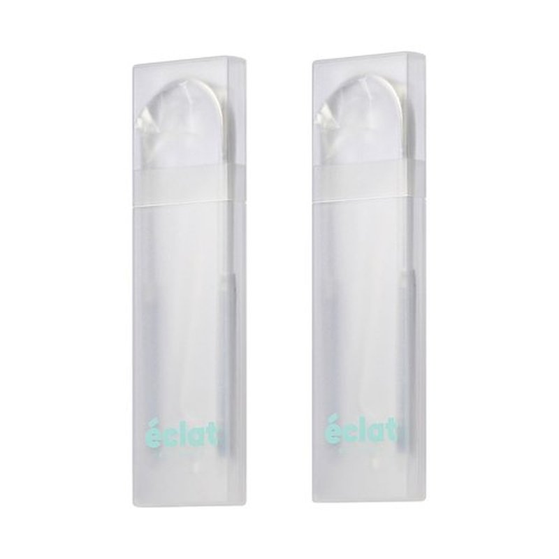 Éclat Stainless Steel Tongue Scraper - Travel Case Included | Flexible & Durable for Fresh Breath (Twin U Shape)