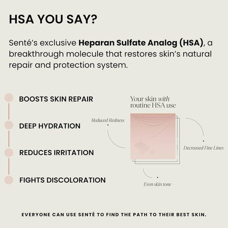 Senté Dermal Repair Ultra-Nourish - Rosacea Treatment for Dry, Sensitive Skin | Repairs & Reduces Redness | 1.7 Fl Oz