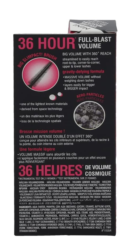 Benefit BADgal Bang Volumizing Mascara - Mini Size, Intense Black Formula, 0.14 Ounce