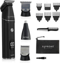 Supreme Trimmer - All-in-One Waterproof Multigroomer for Men | Rechargeable Beard, Body & Nose Hair Kit | SMG3030