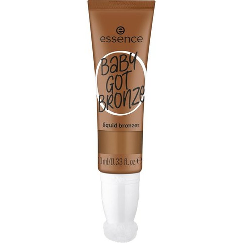 Essence | Baby Got Bronze Liquid Bronzer - Lightweight, Buildable Formula with Sponge Applicator | Vegan & Cruelty-Free (20 | Sunkissed Sweety)