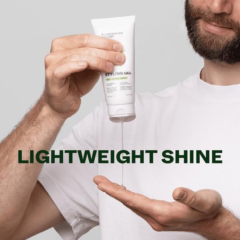 Scandinavian Biolabs Natural Hair Styling Gel - Strong Hold & Shine | 100ml