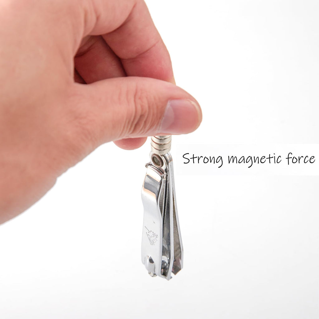 XEAOHESY 100pcs 8x3mm Mini Round Magnets for Acrylic Nail Clippers, Measuring Artificial Nail Length, Refrigerator Magnets, Neodymium Magnet for Crafts, Cabinets, Office Supplies