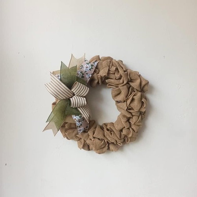 Rustic Wreath Bow by Vintage Farmhouse - Perfect for Welcome Signs, Lanterns & Door Hangers