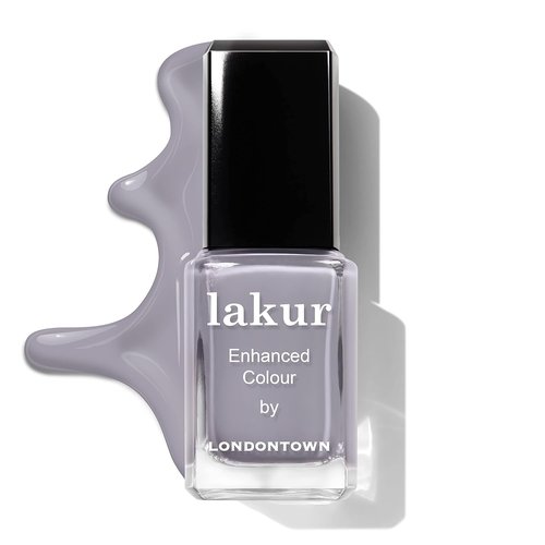 LONDONTOWN Lakur Nail Polish - Enhanced Color in Silver Birch for Long-Lasting Shine