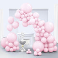 Pastel Pink Balloons by [Brand Name] - 150-Piece Set in Various Sizes for Stunning Birthday Party Decorations