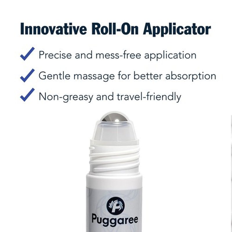 Puggaree Redensyl Hair–Growth–Serum Roll On – 3% Rosemary, 3% Redensyl, DHT-Blocking Scalp Serum for Thicker, Fuller Hair – For Women & Men (30 ml)